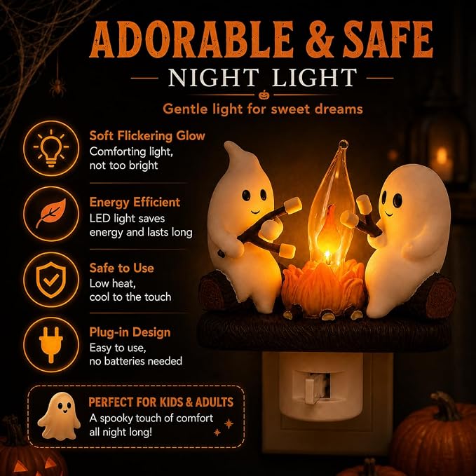 Ghostly Flickering Night Light